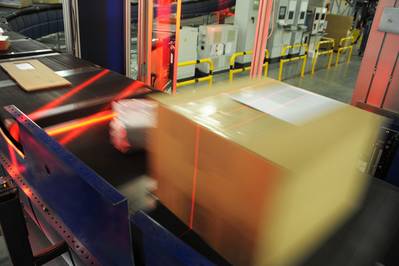 Fully-automated volume measurement at high conveyor speeds