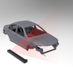 Detection of car body before painting Detection of car body before painting